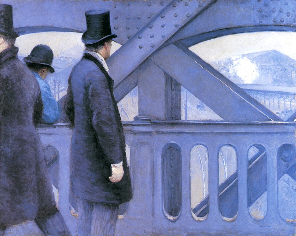 The Europe Bridge, variant 1876 art print by Gustave Caillebotte for $57.95 CAD