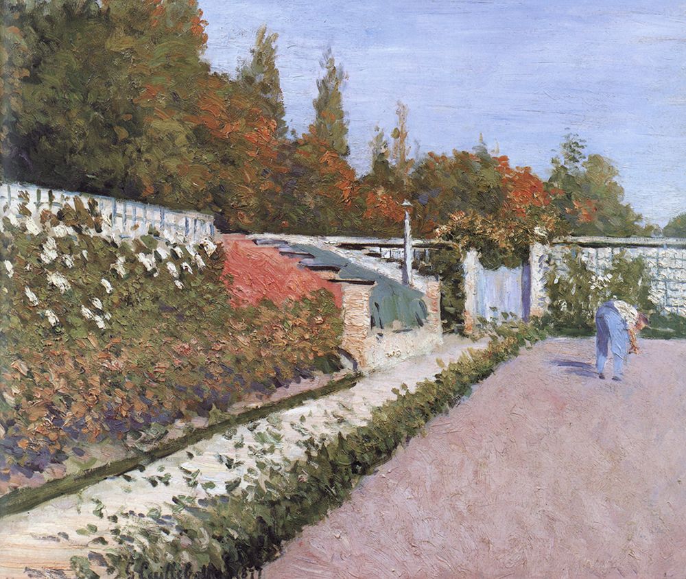 The Gardener 1877 art print by Gustave Caillebotte for $57.95 CAD