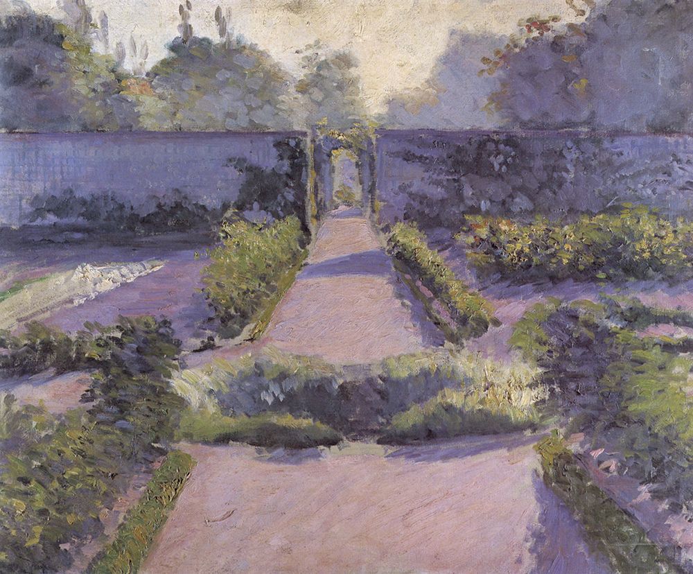 The Kitchen Garden, Yerres 1875 art print by Gustave Caillebotte for $57.95 CAD