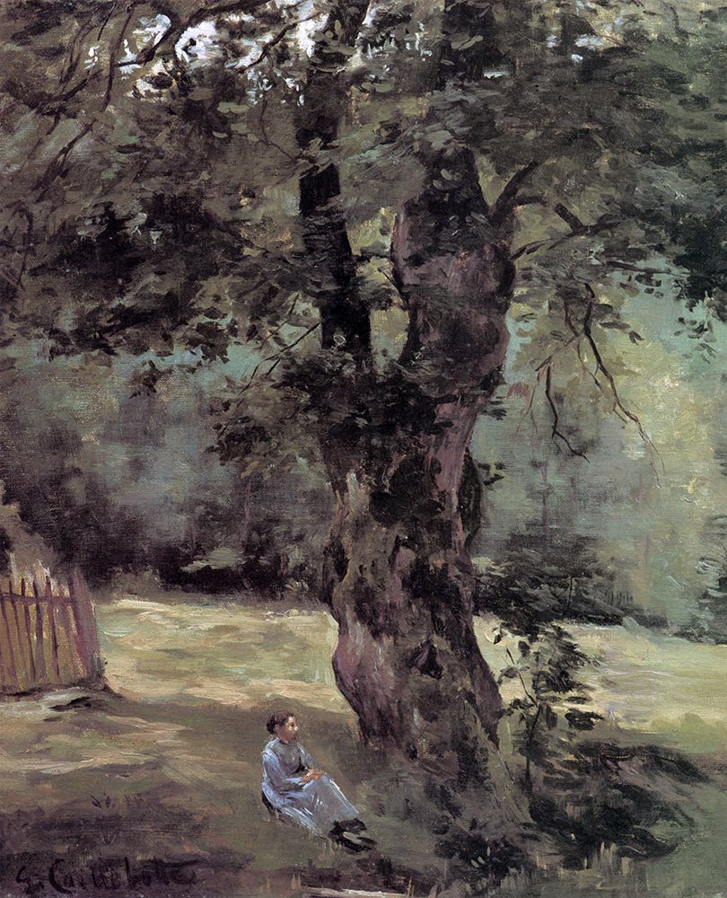 Woman under a Tree 1872 art print by Gustave Caillebotte for $57.95 CAD