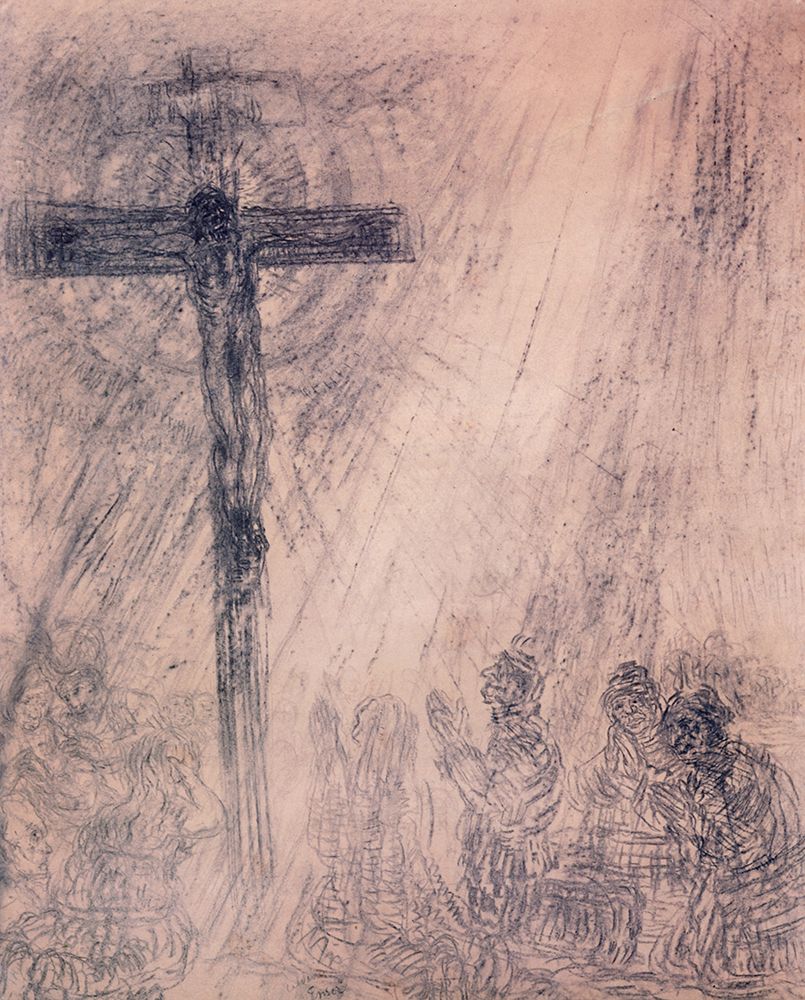 Calvary ca 1886 art print by James Ensor for $57.95 CAD
