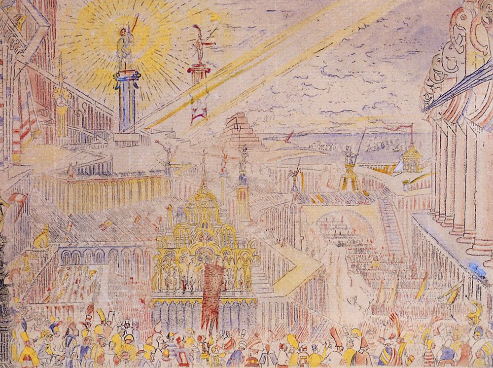 Capture of a Strange Town 1888 art print by James Ensor for $57.95 CAD