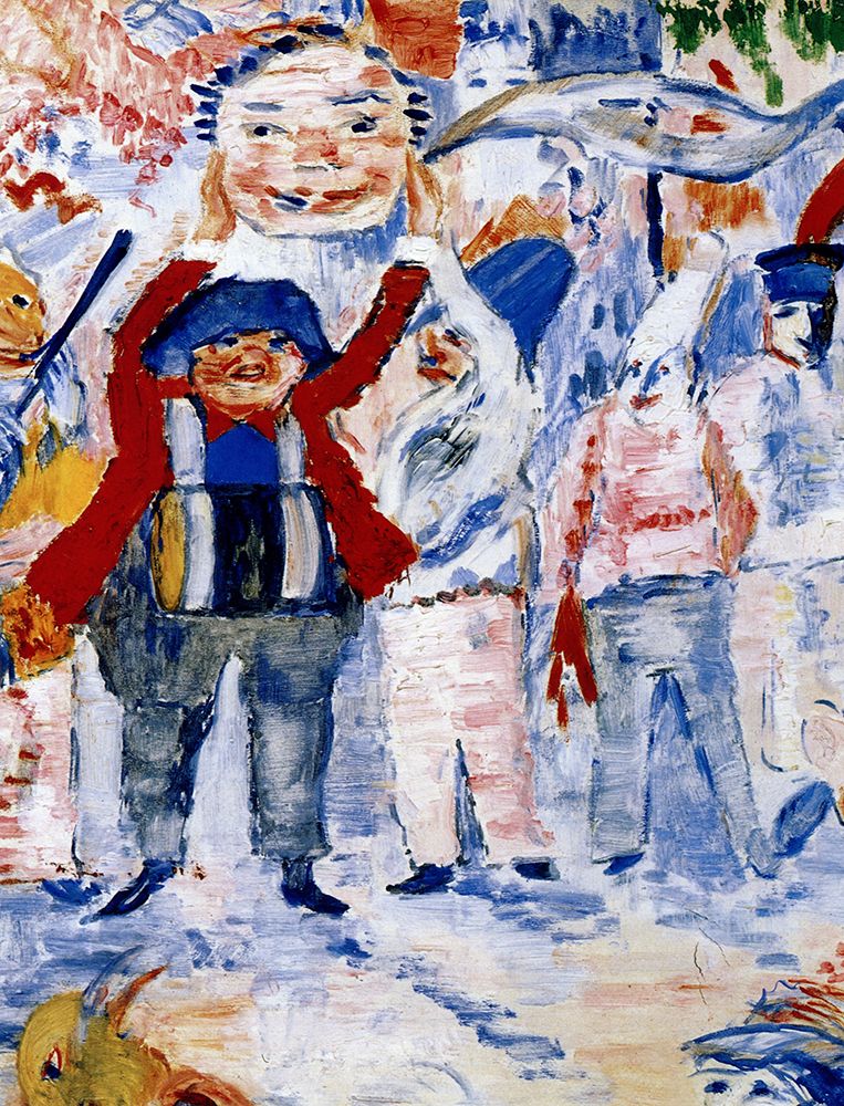 Carnival in Flanders detail ca 1920 art print by James Ensor for $57.95 CAD