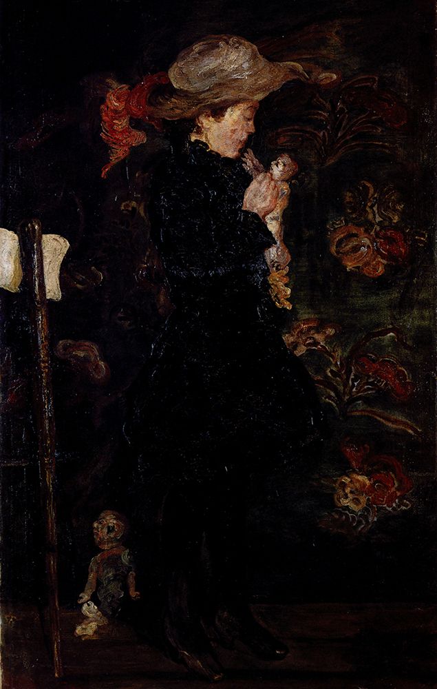 Child with Doll 1884 art print by James Ensor for $57.95 CAD