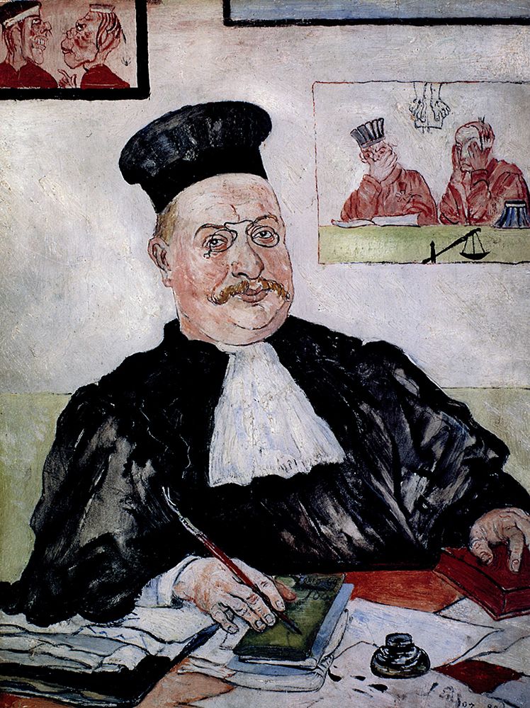 Gustave Culus, The Honest Judge 1892 art print by James Ensor for $57.95 CAD