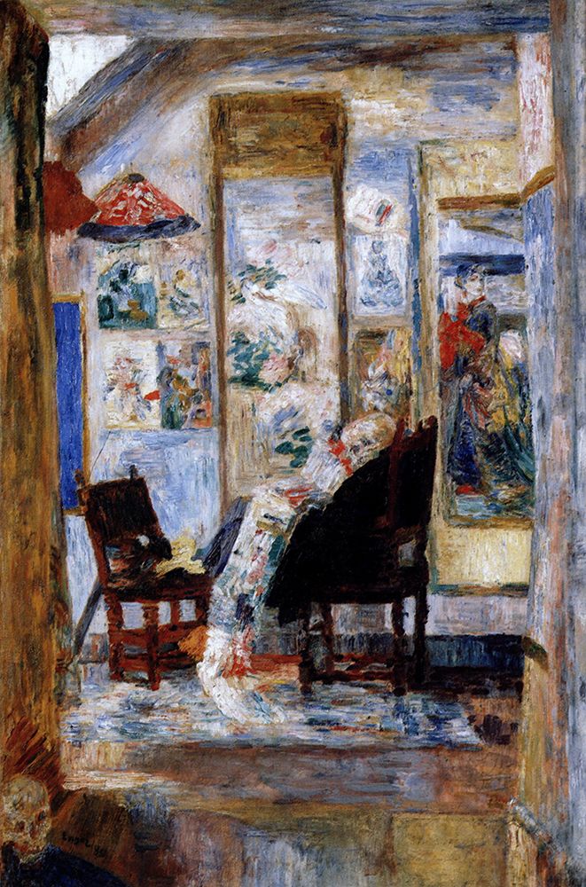 Skeleton Looking at Chinoiseries ca 1910 art print by James Ensor for $57.95 CAD