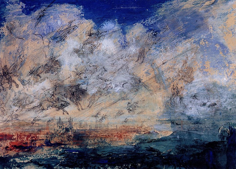 The Ride of the Valkyries 1886 art print by James Ensor for $57.95 CAD