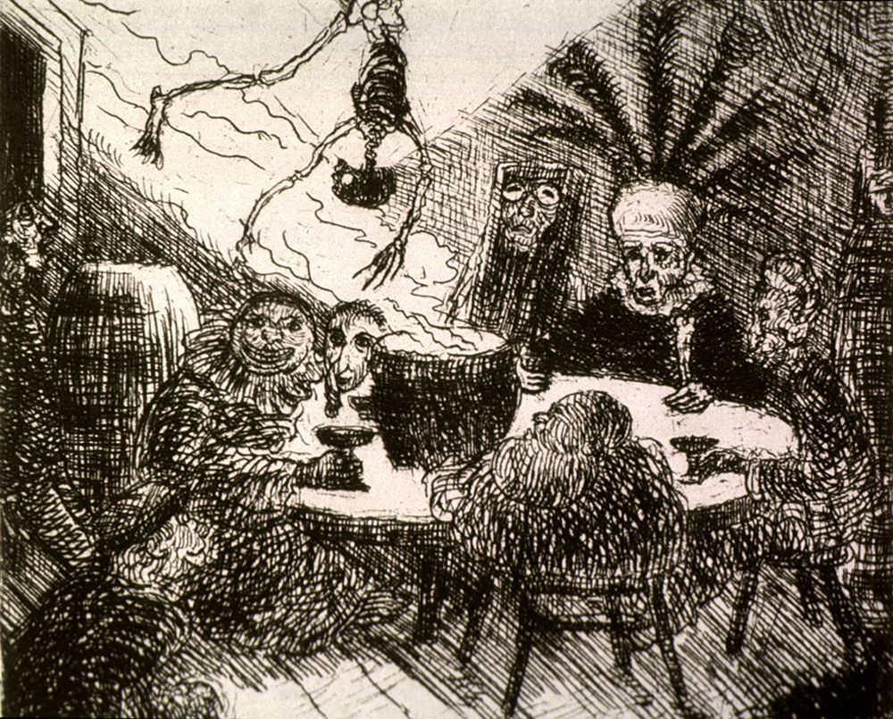 The Plague King art print by James Ensor for $57.95 CAD