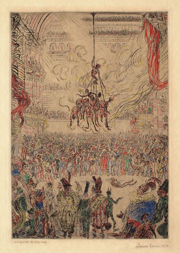 The Vengeance of Hop Frog 1898 art print by James Ensor for $57.95 CAD