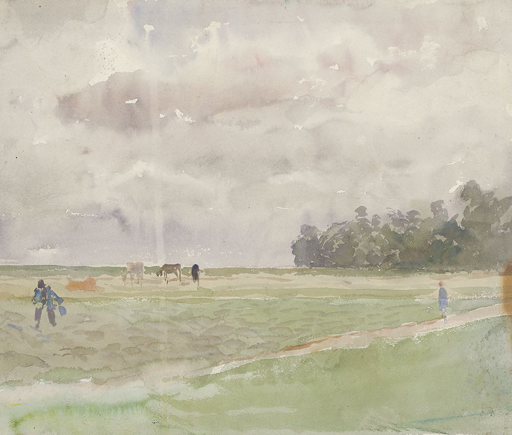 A Field under a Cloud art print by Laszlo Mednyanszky for $57.95 CAD
