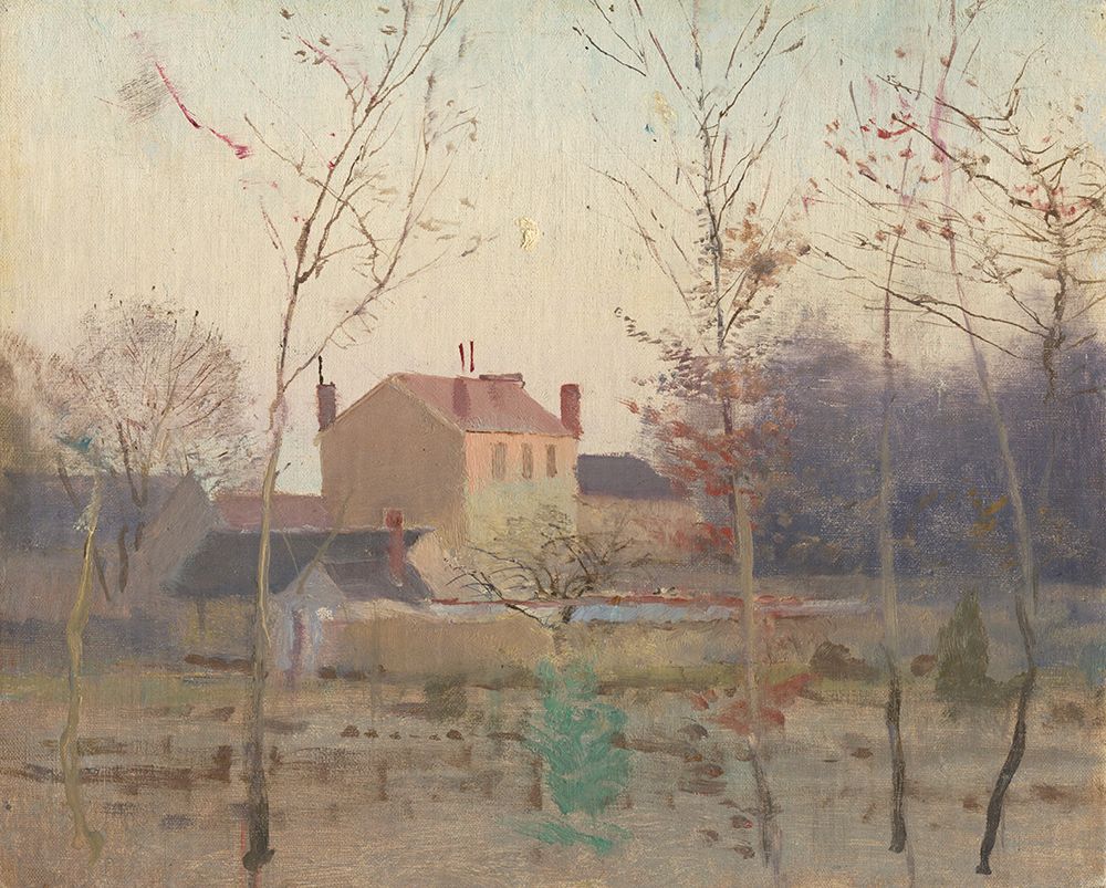 Autumn at the Edge of a City art print by Laszlo Mednyanszky for $57.95 CAD