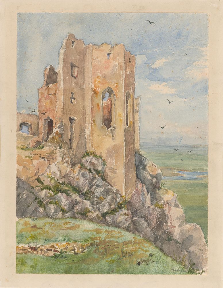 Becks Castle Ruins art print by Laszlo Mednyanszky for $57.95 CAD