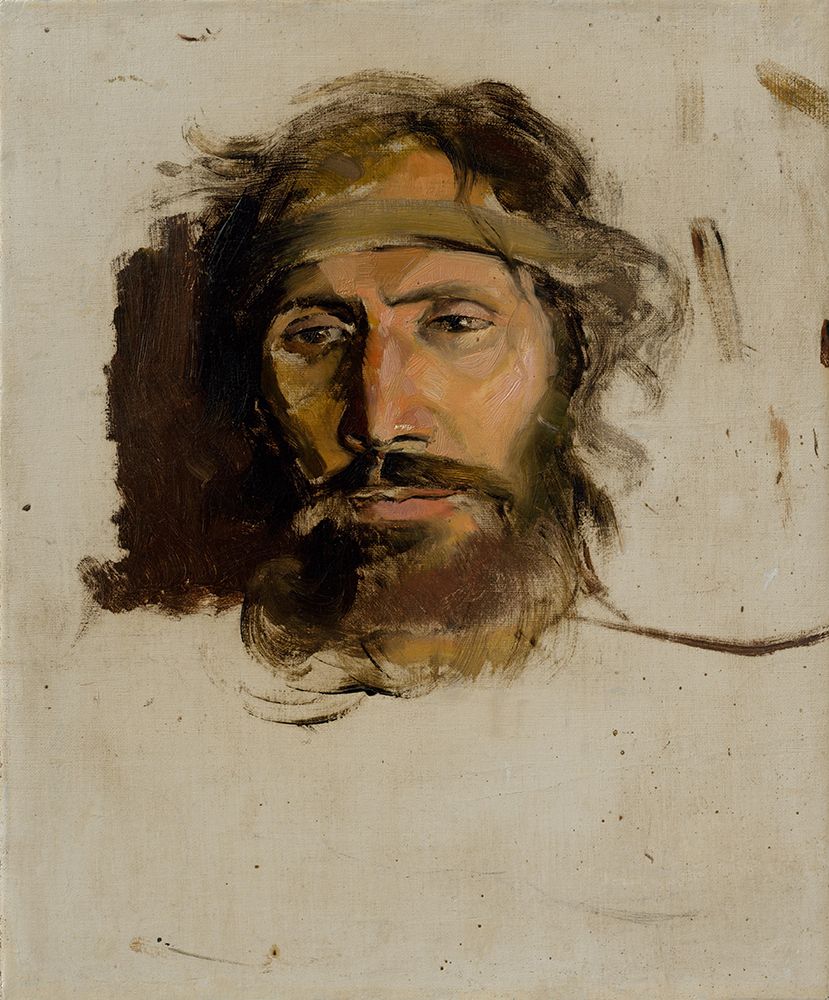 Christ art print by Laszlo Mednyanszky for $57.95 CAD