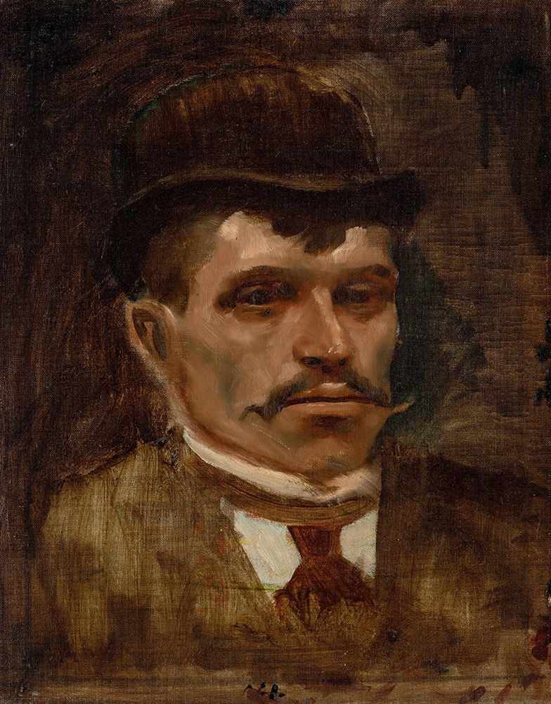 Coachman in a Hat with a Fringe art print by Laszlo Mednyanszky for $57.95 CAD