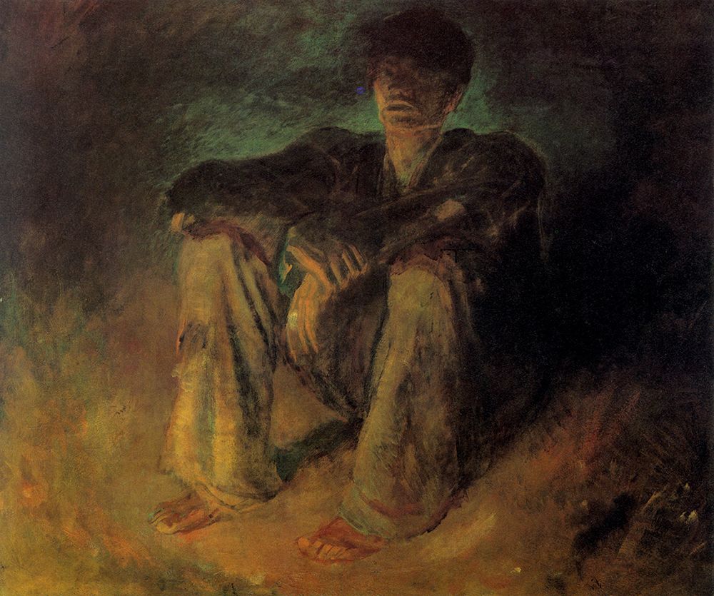 Down and Out 1898 art print by Laszlo Mednyanszky for $57.95 CAD