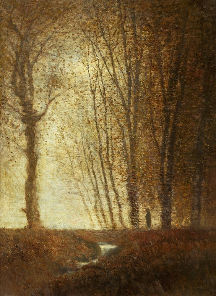 Edge of the Forest in the Moonlight art print by Laszlo Mednyanszky for $57.95 CAD