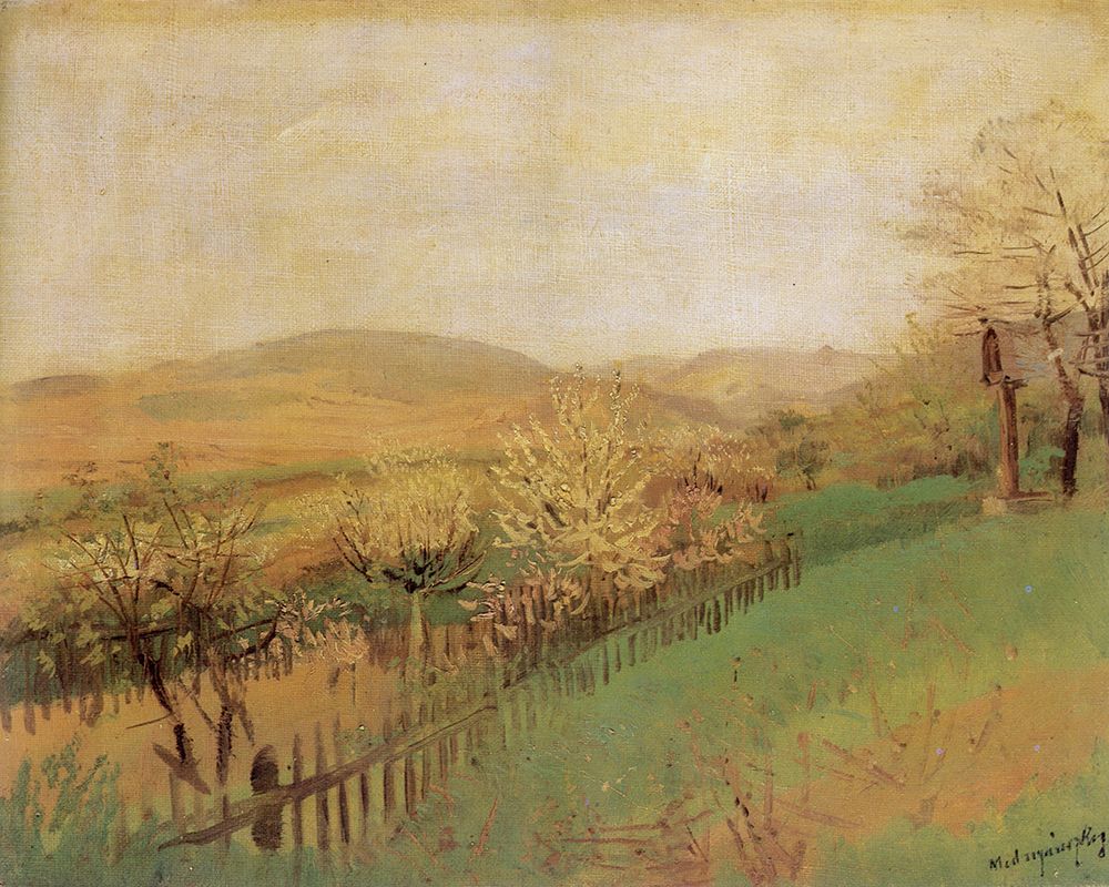 Fruit Trees art print by Laszlo Mednyanszky for $57.95 CAD