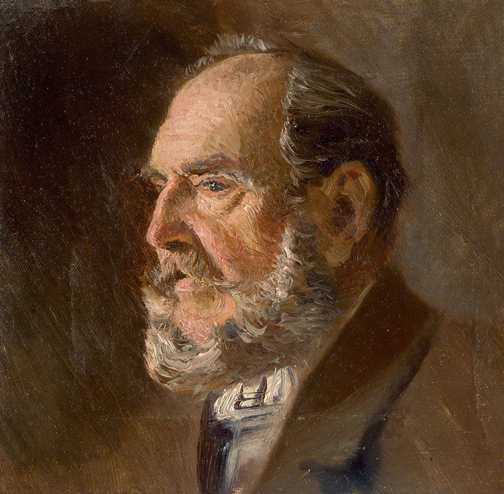 Head Study of an Old Man art print by Laszlo Mednyanszky for $57.95 CAD