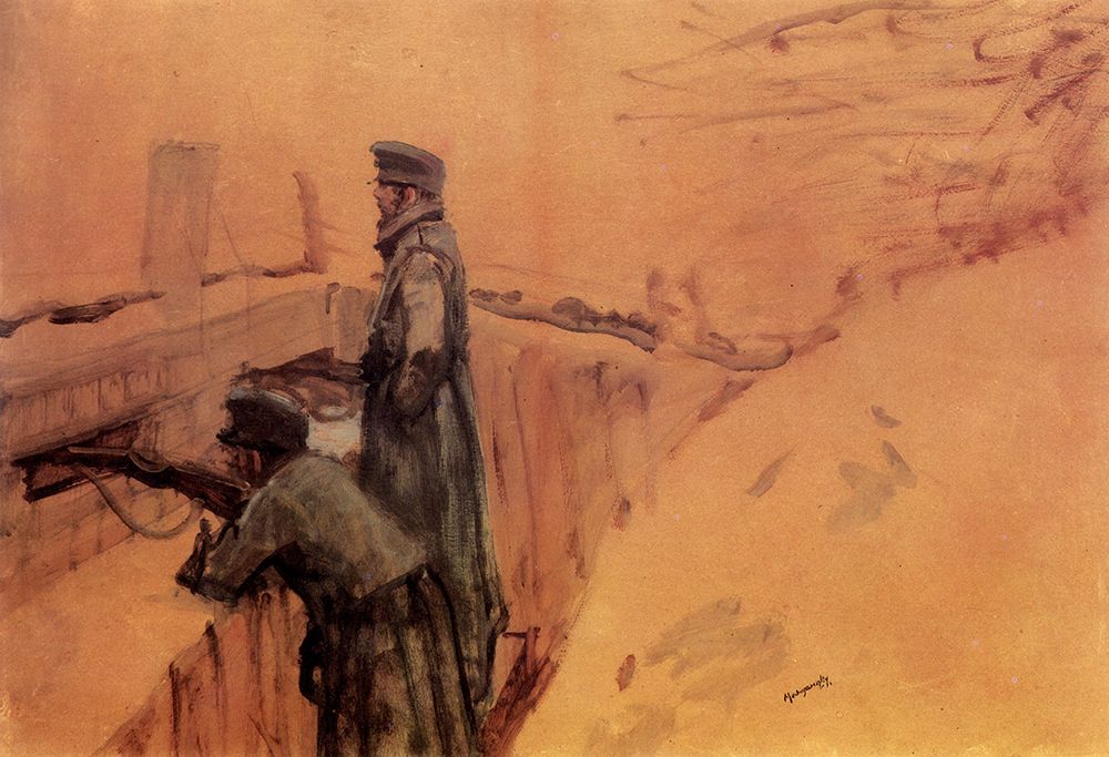 In the Trench art print by Laszlo Mednyanszky for $57.95 CAD
