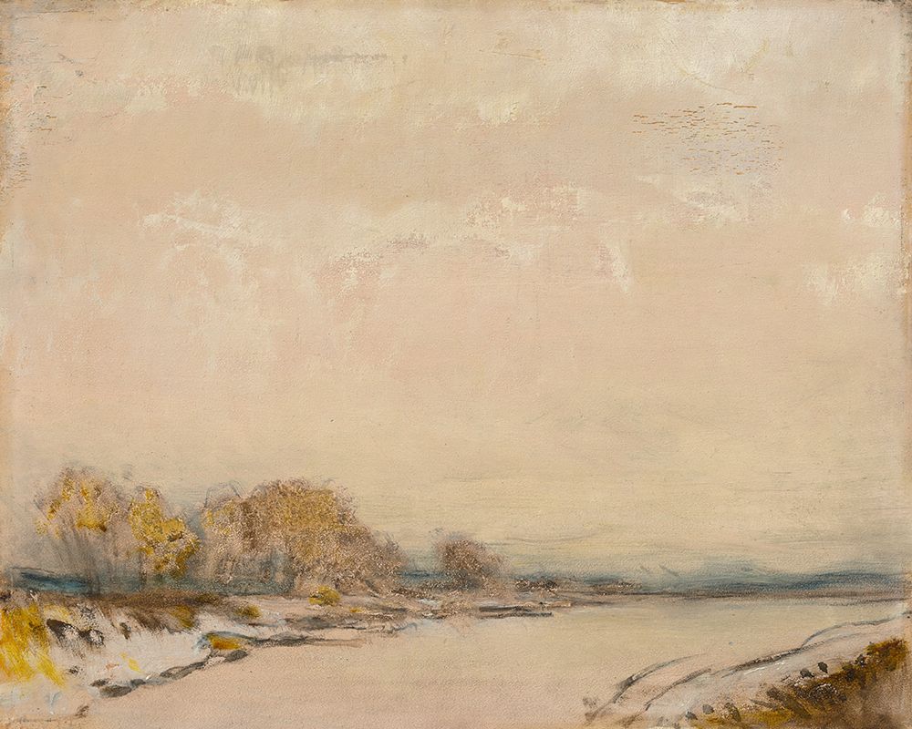 Landscape with a River art print by Laszlo Mednyanszky for $57.95 CAD