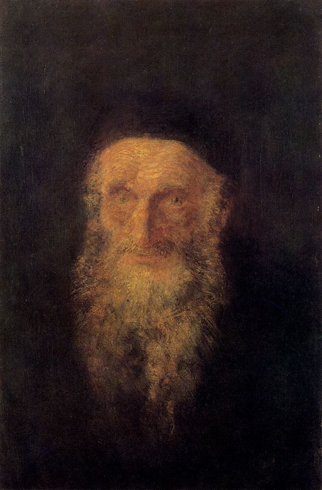 Old Rabbi art print by Laszlo Mednyanszky for $57.95 CAD