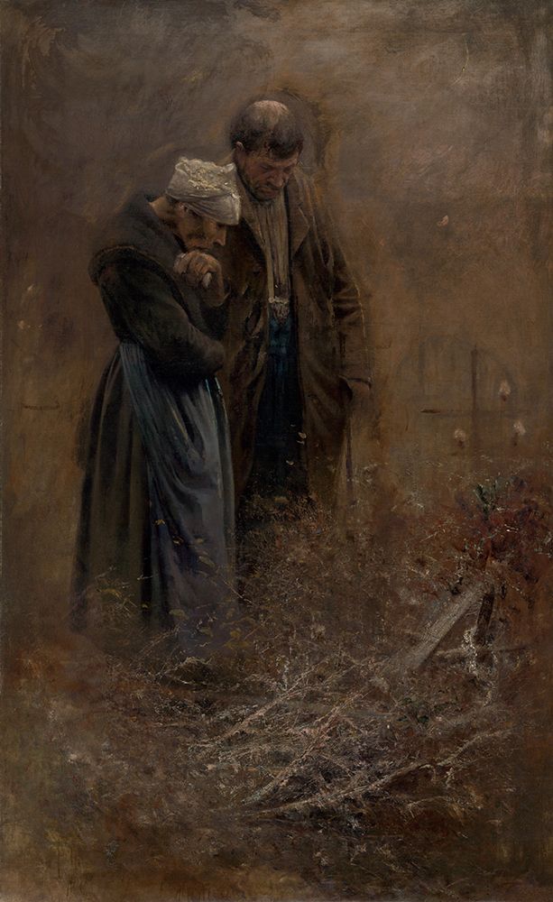 Over the Grave art print by Laszlo Mednyanszky for $57.95 CAD