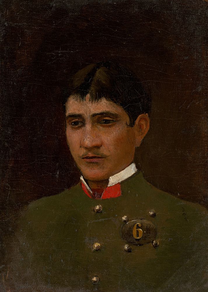 Portrait of a Young Officer art print by Laszlo Mednyanszky for $57.95 CAD