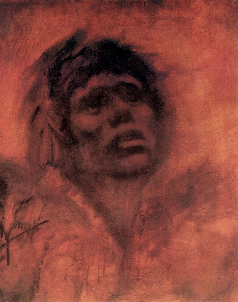 Study of a Head 1910 art print by Laszlo Mednyanszky for $57.95 CAD