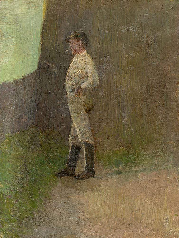 Study of a Standing Lad in Boots art print by Laszlo Mednyanszky for $57.95 CAD