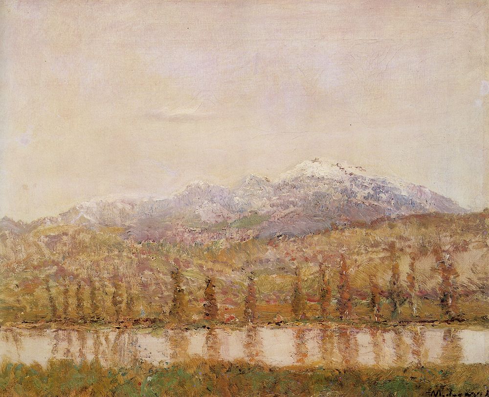 Thaw in the Mountains art print by Laszlo Mednyanszky for $57.95 CAD
