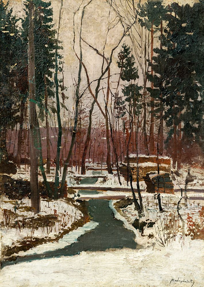 Thaw art print by Laszlo Mednyanszky for $57.95 CAD