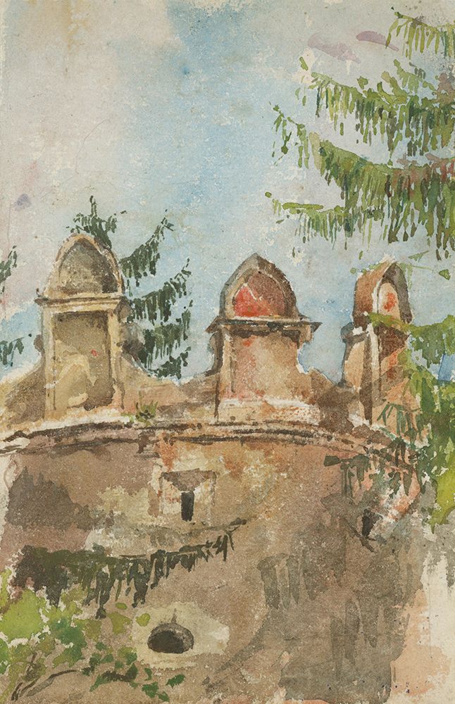 The Tower of the Mansion in Strazky art print by Laszlo Mednyanszky for $57.95 CAD