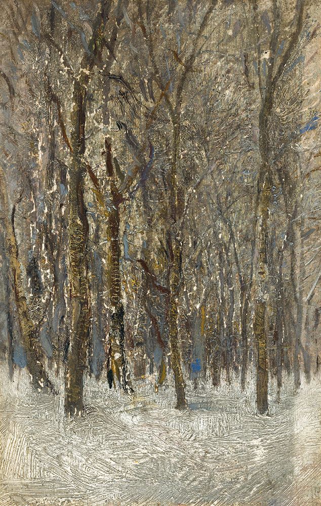 Winter Forest art print by Laszlo Mednyanszky for $57.95 CAD