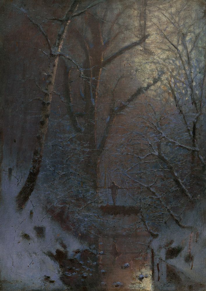 Winter art print by Laszlo Mednyanszky for $57.95 CAD