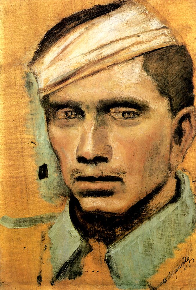 Wounded art print by Laszlo Mednyanszky for $57.95 CAD