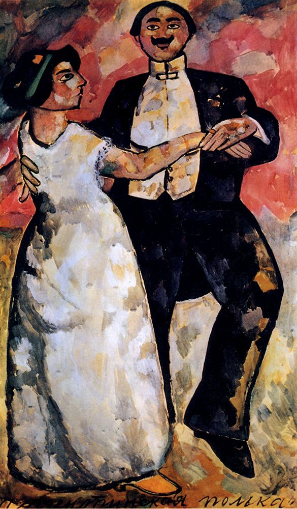 Argentine Polka 1911 art print by Kazimir Malevich for $57.95 CAD