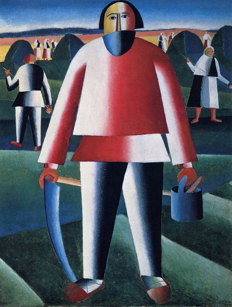 Haymaking ca 1927 art print by Kazimir Malevich for $57.95 CAD