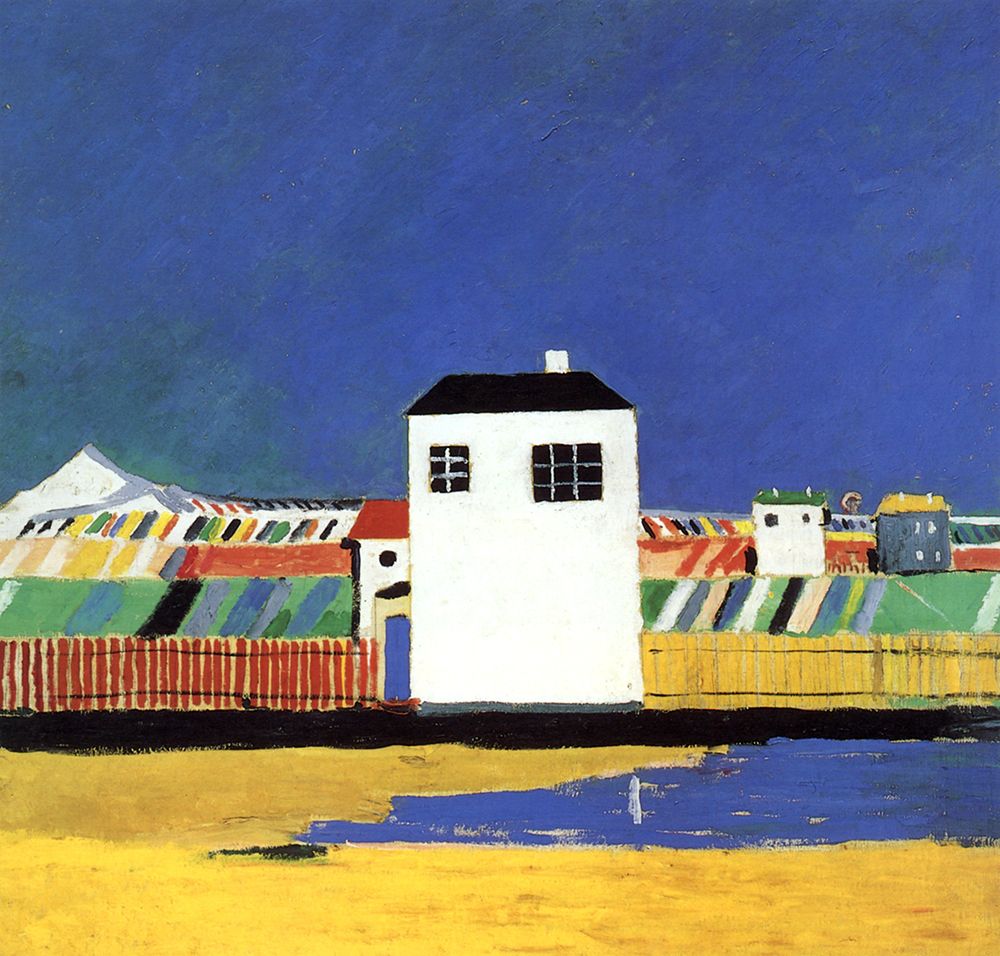 Landscape with a White House ca 1930 art print by Kazimir Malevich for $57.95 CAD