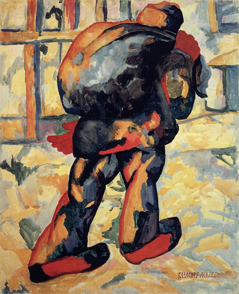 Man with a Sack 1911 art print by Kazimir Malevich for $57.95 CAD