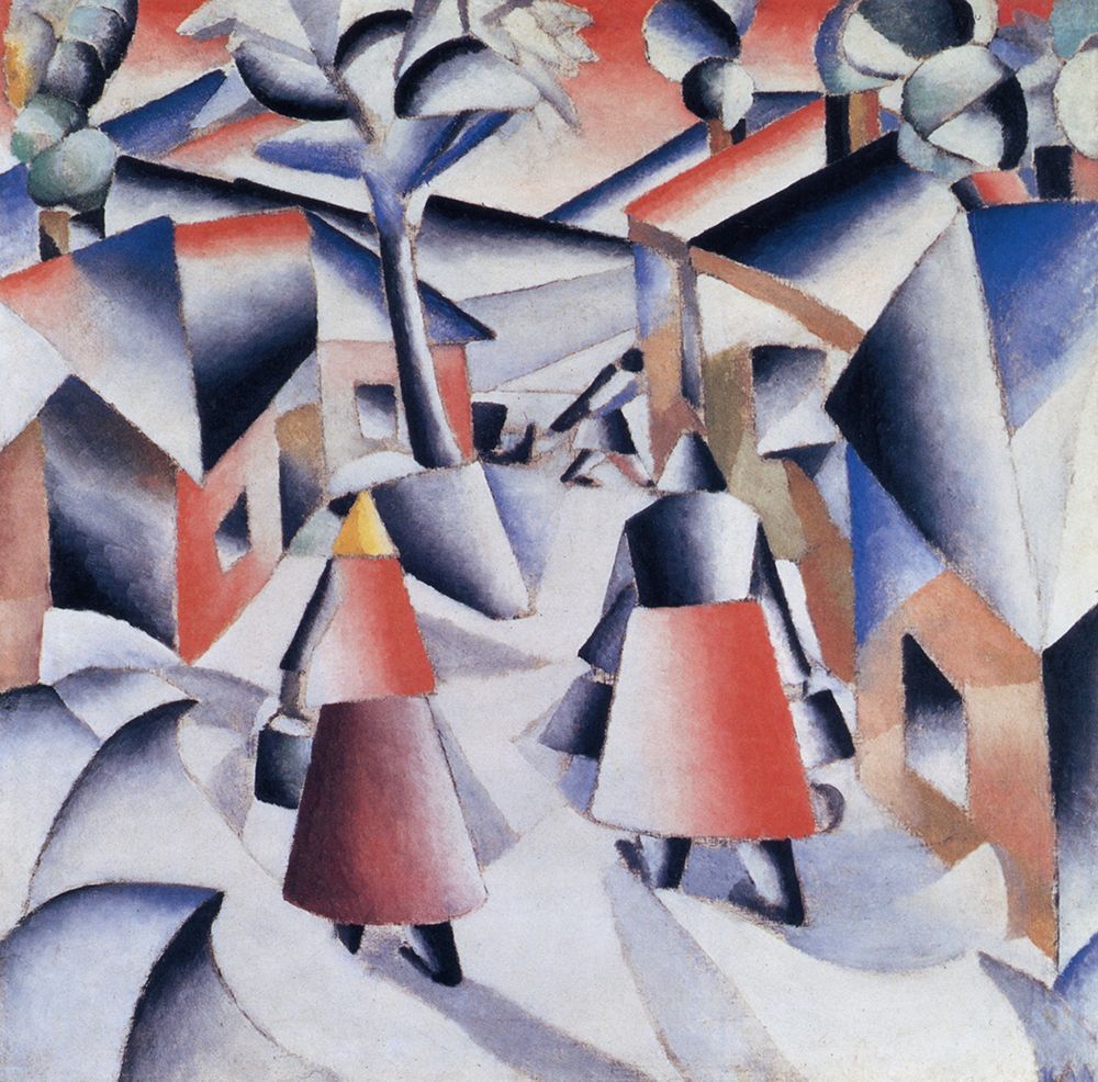 Morning after a Storm in the Country 1912 art print by Kazimir Malevich for $57.95 CAD