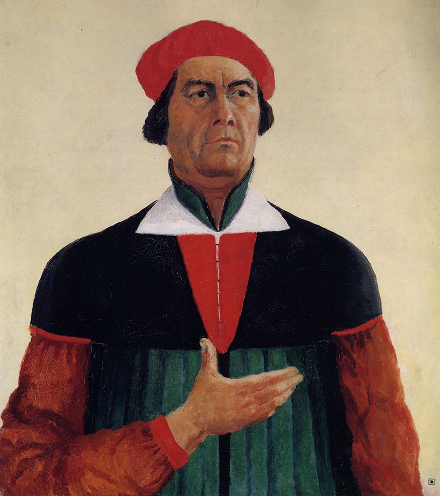 Self-portrait 1933 art print by Kazimir Malevich for $57.95 CAD