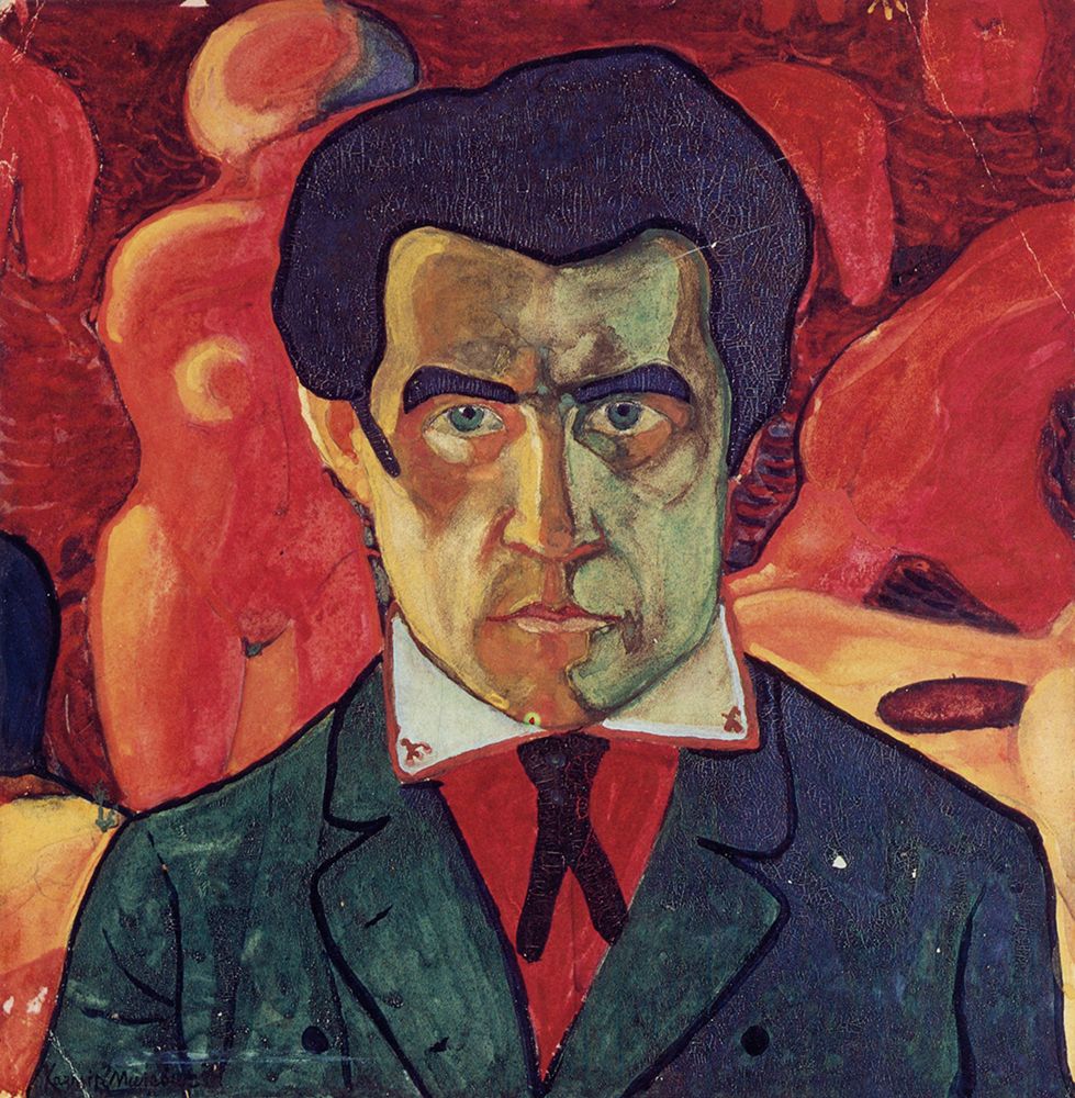 Self-portrait ca 1909 art print by Kazimir Malevich for $57.95 CAD