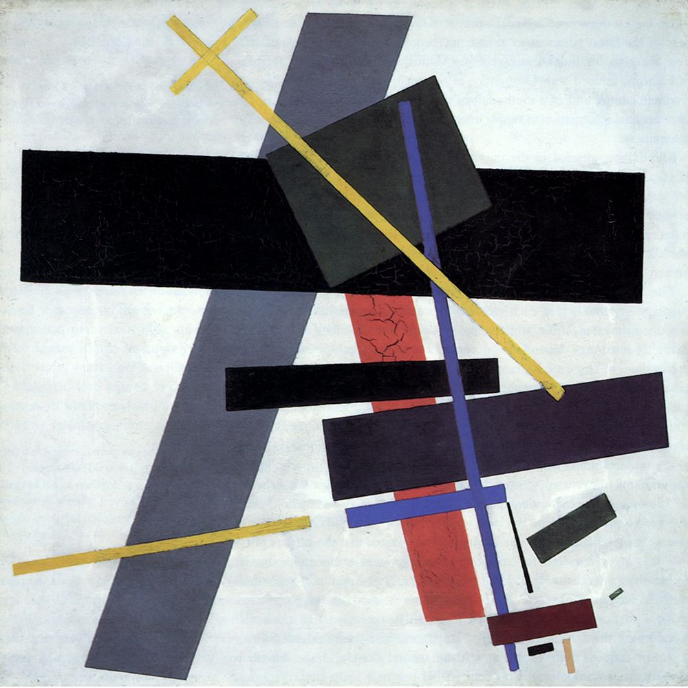 Suprematism 1915 art print by Kazimir Malevich for $57.95 CAD