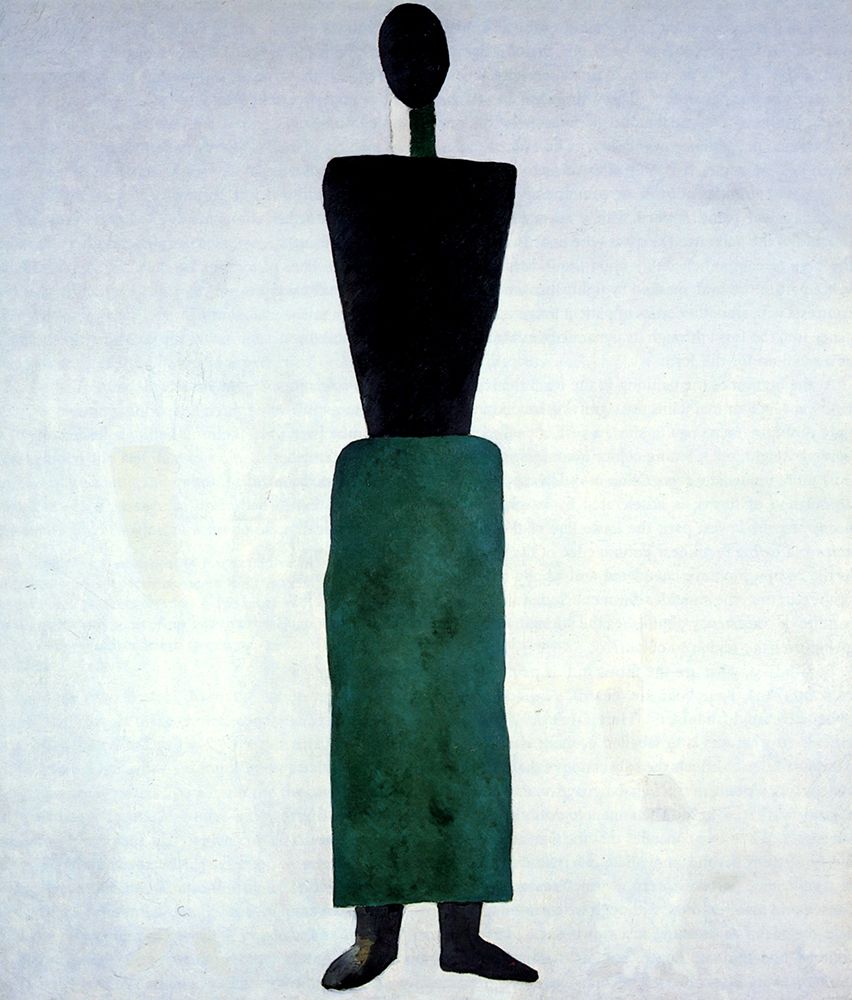 Suprematism, Female Figure 1928 art print by Kazimir Malevich for $57.95 CAD