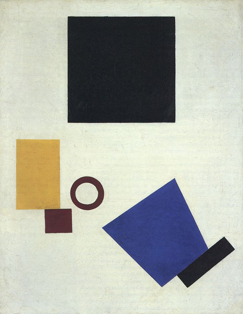 Suprematism, Self-portrait in Two Dimensions 1915 art print by Kazimir Malevich for $57.95 CAD