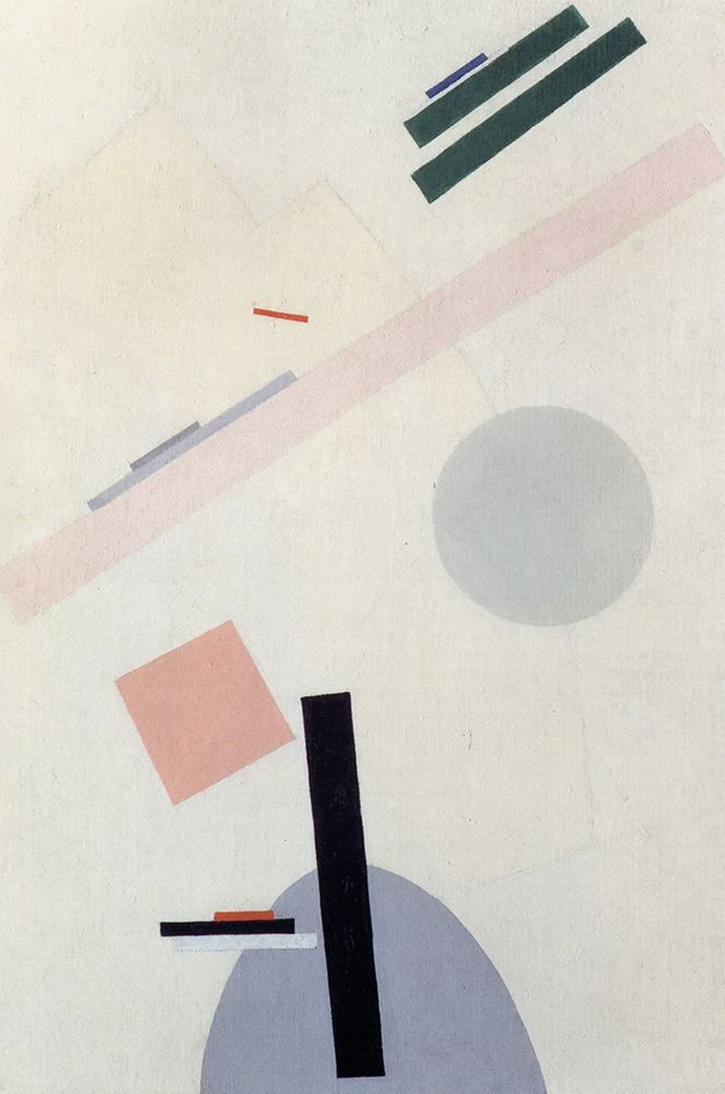 Suprematist Composition 1917 art print by Kazimir Malevich for $57.95 CAD