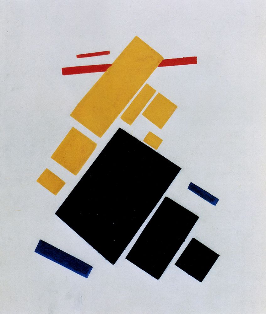 Suprematist Painting, Airplane Flying  1915 art print by Kazimir Malevich for $57.95 CAD