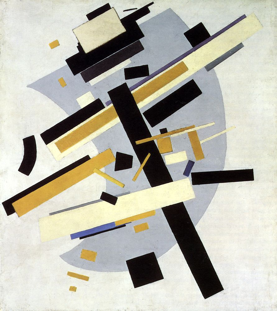 Supremus no. 58 with Yellow and Black 1916 art print by Kazimir Malevich for $57.95 CAD