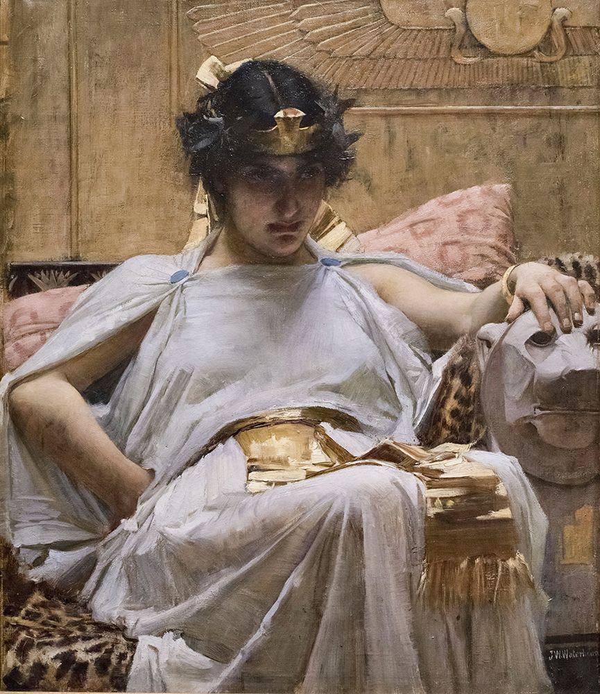 Cleopatra ca 1887 art print by John William Waterhouse for $57.95 CAD