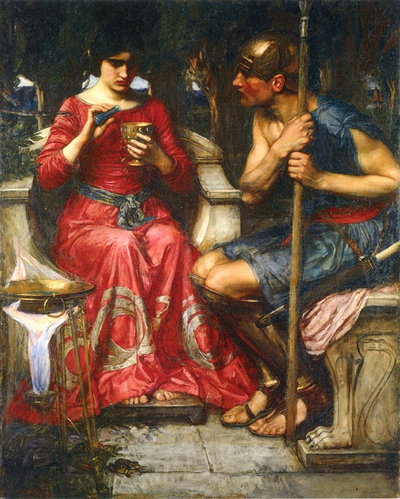 Jason and Medea 1907 art print by John William Waterhouse for $57.95 CAD